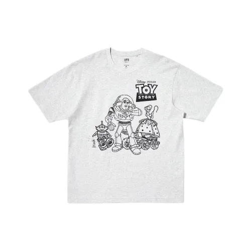 UNIQLO x WANJUZONGDONGYUAN LIANMINGKUAN SS25 T-рубашка Мужская Серый