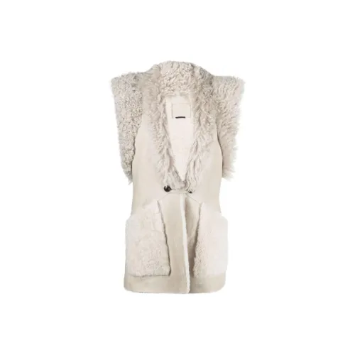 ISABEL MARANT Экрю Женские Жилеты