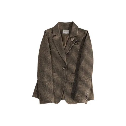 Cypress House Бизнес-костюм женский темно-кофейный