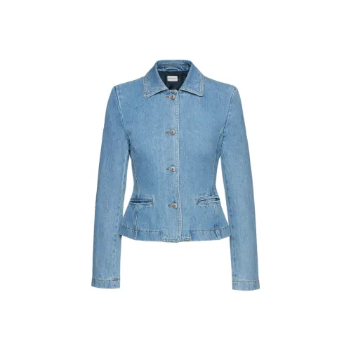 MAGDA BUTRYM SS24 Denim Jacket Women's Blue