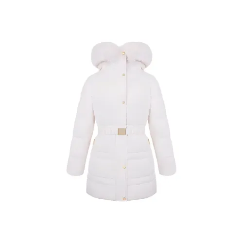 Kate Spade FW24 Down Jacket Women's Milk White Kate Spade FW24 Пуховик Женский Молочный Белый