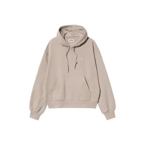 Carhartt WIP SS25 W' С капюшоном Casey Толстовка Женская Хаки