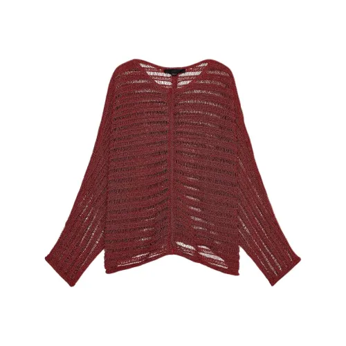 ZARA Женские Трикотажные Охра Красные