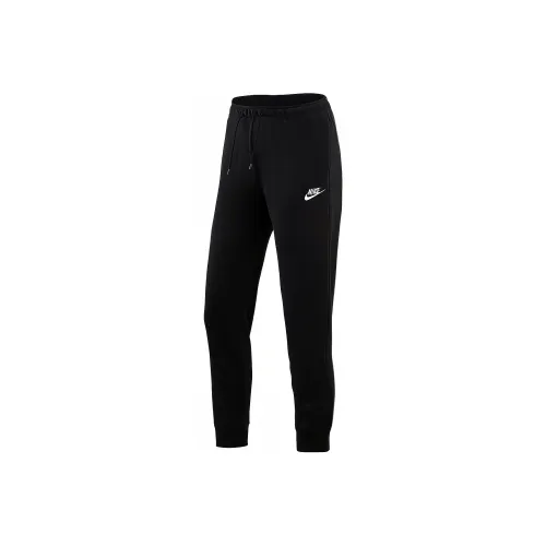 NIKE Черные Женские Вязаные Тренировочные Брюки