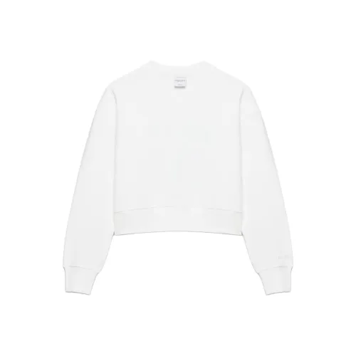 Aritzia Cozy Sweatfleece Boyfriend V-Neck Толстовка Женская Белая Белый