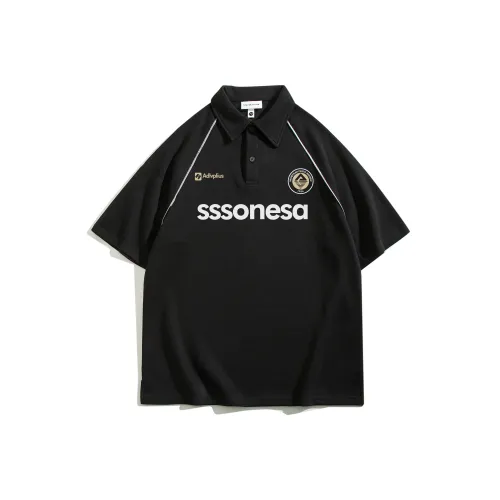 HIPHOPPUNKS Черное унисекс поло