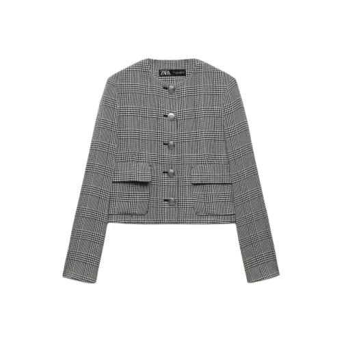 ZARA Бизнес-костюм женский черный белый