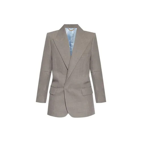 VICTORIA BECKHAM Бизнес-костюм женский серый