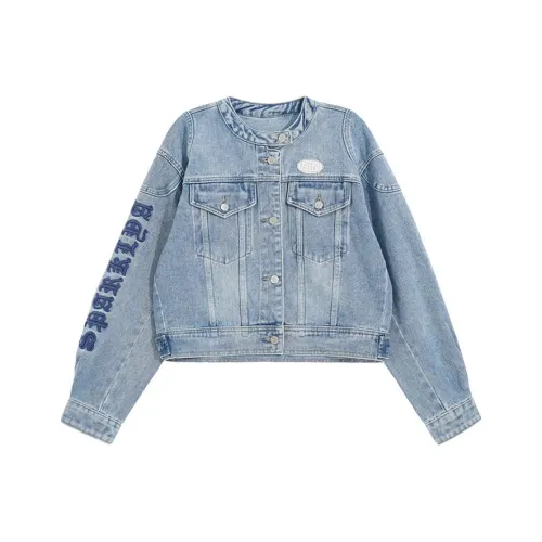 PP Синий Женское короткое пальто