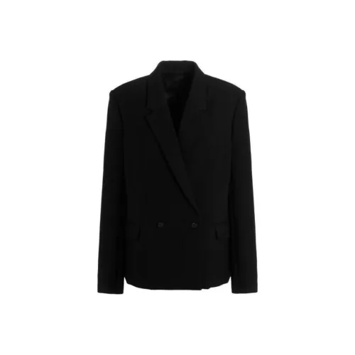 WARDROBE.NYC Бизнес-костюм пальто женское черное