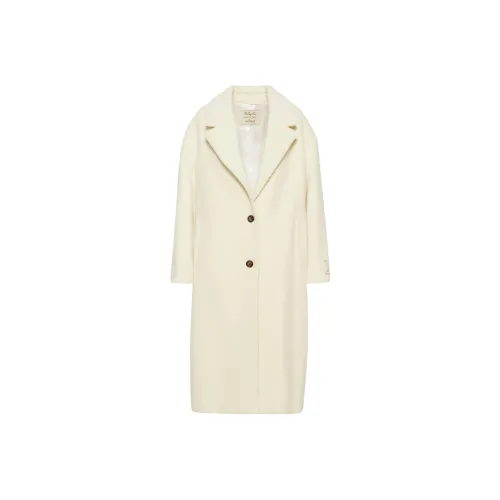 ARITZIA WILFRED THE ONLY Пальто Женское Whisper Белый Whisper Белый