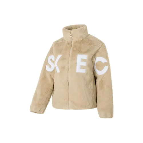 Skechers Velvet Feel Пальто Женское Кофейное