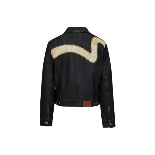 EVISU Denim Jacket Женская Джинсовая Синяя