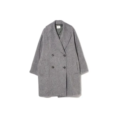 BEAMS Demi Luxe Пальто Женское Серое