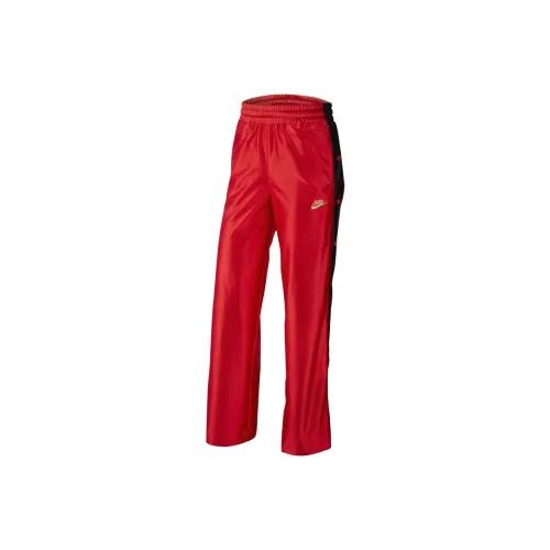 NIKE Red Женские Повседневные Брюки