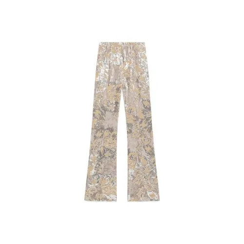 Maje Серебряные Женские Вязаные Спортивные Брюки