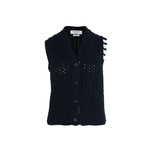 THOM BROWNE Черные Женские Жилеты