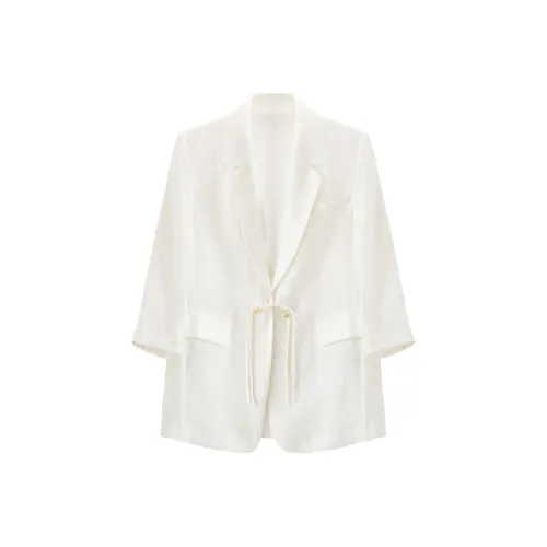 XIANGYING Бизнес-костюм женский бежевый