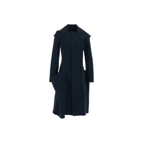 Yohji Yamamoto Зеленое Женское Пальто