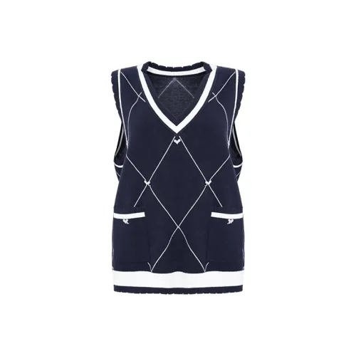 LOFT SHINE Темно-синий Женские Жилеты