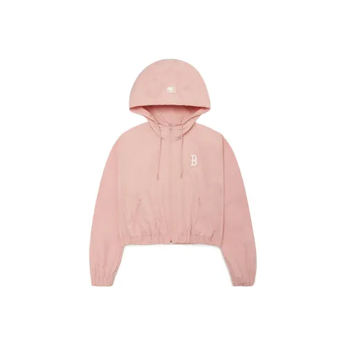 MLB Куртка Корейский стиль Женская Розовая