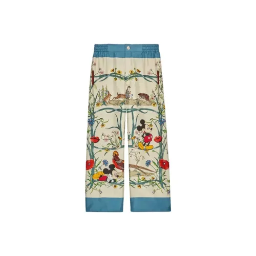 GUCCI Многоцветные Женские Повседневные Брюки