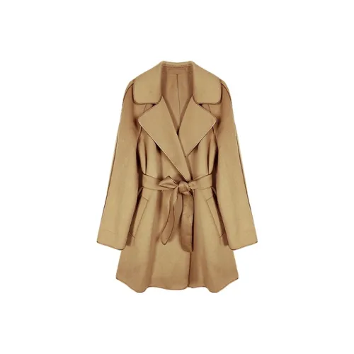 SHANGJING Верблюжий цвет Женское пальто