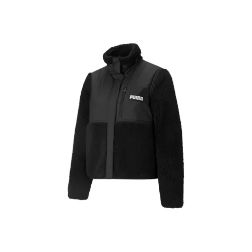 PUMA Черные Женские Бархатные Куртки