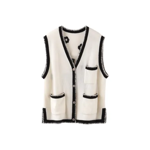 MAIGRE SIMHAT Жилет Женский Белый+Черный