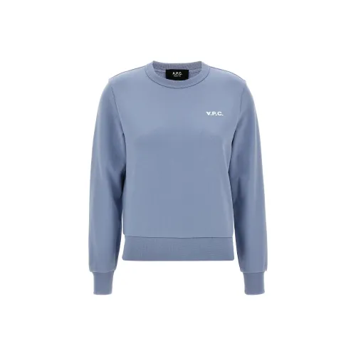 A.P.C. Joint Paragraph Толстовка Женская Светло-Синяя