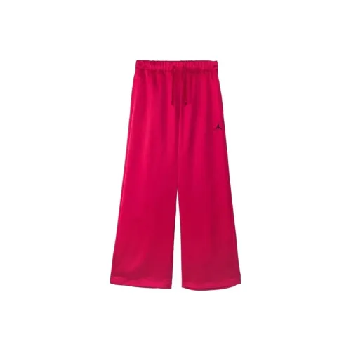 JORDAN Red Women's Knitted Training Pants Джордан Красный Женские Вязаные Спортивные Штаны