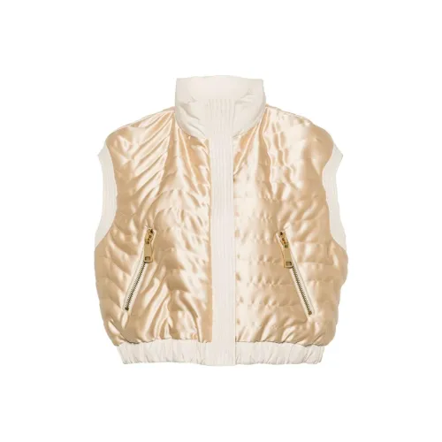 KHRISJOY SS24 Жилет Женские Песочно-бежевый