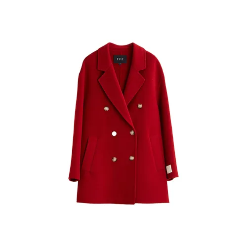 Elle Красный Женское Пальто