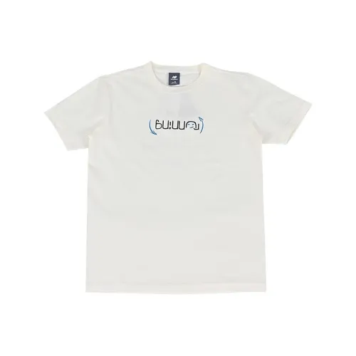 New Balance совместный бренд Спортивный и досуг SS25 T Рубашка Мужская Айвори Белый