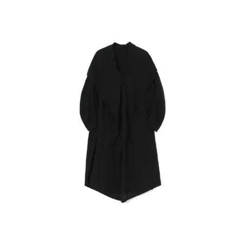 Yohji Yamamoto SS24 Y'S Тренчкот Женские Черный