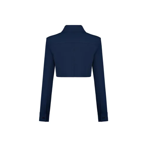 ANN ANDELMAN Укороченная куртка женская темно-синий