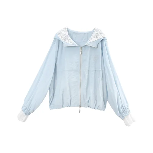 A paradise for awakening Куртка Женская Синяя