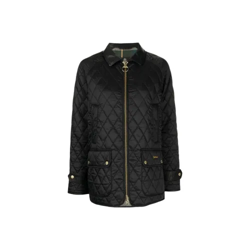 Barbour Черные Женские Объемные Куртки (Пуфы)