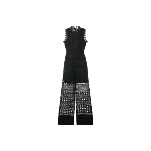 Self Портрет Черные Женские Вязаные Спортивные Брюки