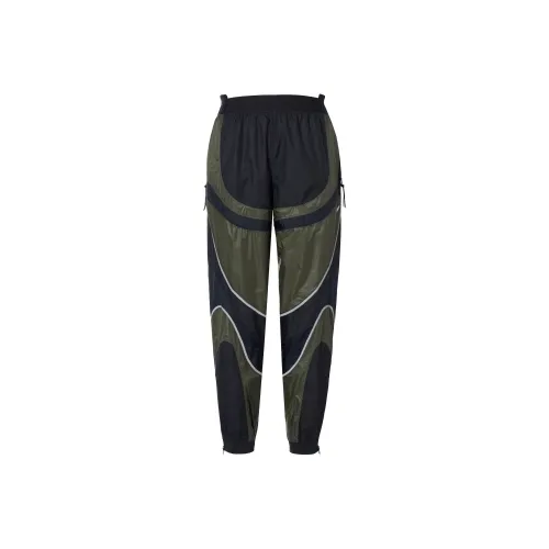 Nike ISPA Зеленые Женские Вязаные Тренировочные Брюки