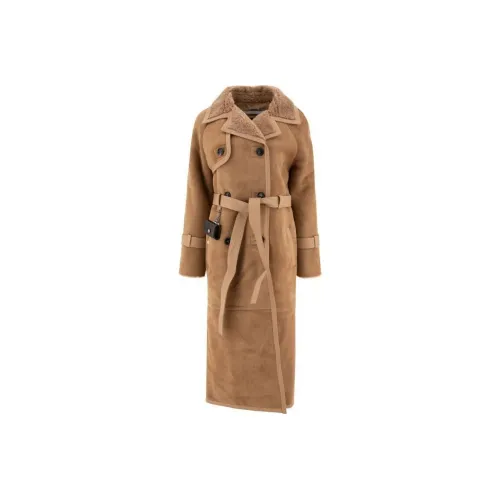 Saks Potts Бежевое Женское Пальто