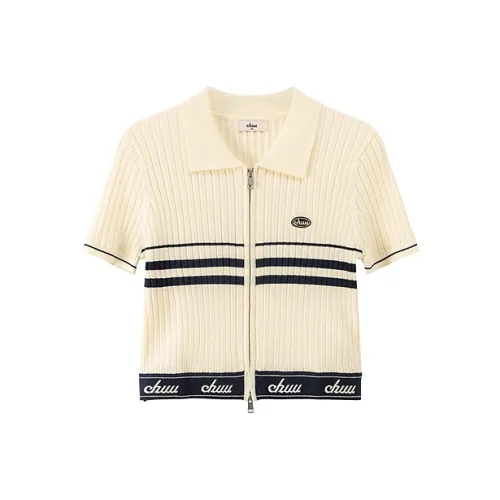 CHUU Белый абрикос Женский трикотаж