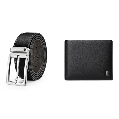 Roberta Di Camerino Ремни из крупнозернистой текстуры коровьей кожи Мужской 3,4CM