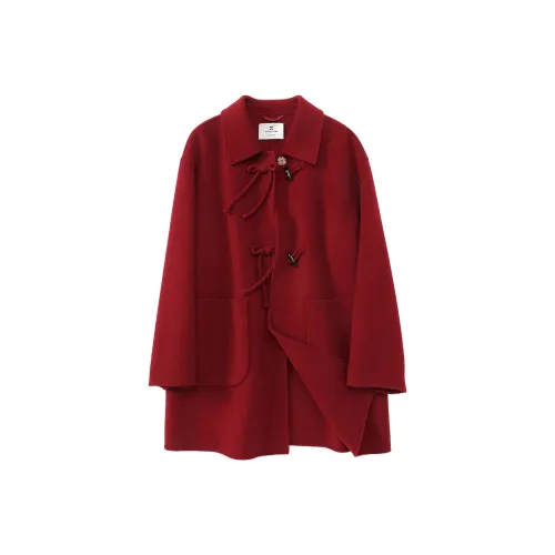XIANGYING Red Женское Пальто