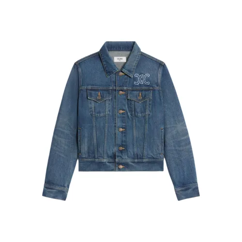 CELINE SS25 Denim Jacket Women's Washed