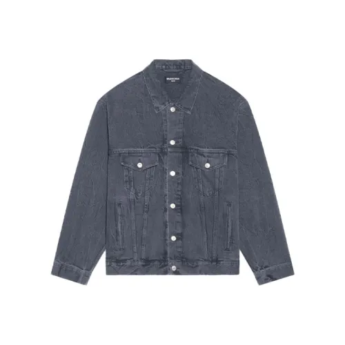 BALENCIAGA Синие Женские Джинсовые Куртки