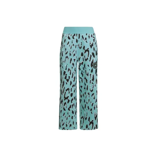 Adidas Зеленые Женские Вязаные Тренировочные Брюки