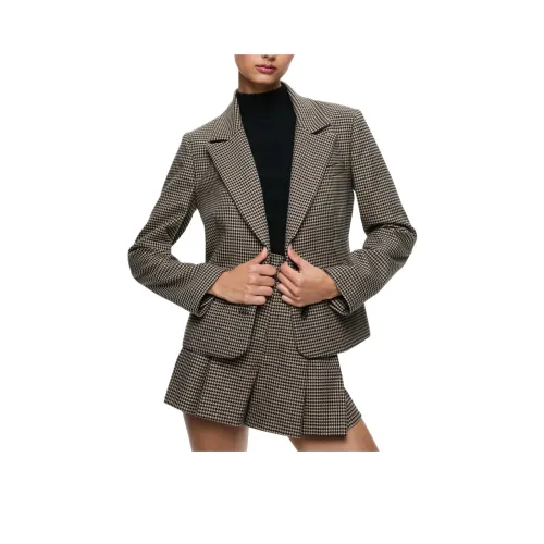 ALICE+OLIVIA FW24 PERSOL Бизнес-костюм Женские Шоколад