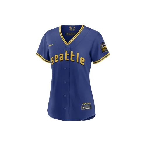 NIKE Синий Женская Бейсбольная Джерси