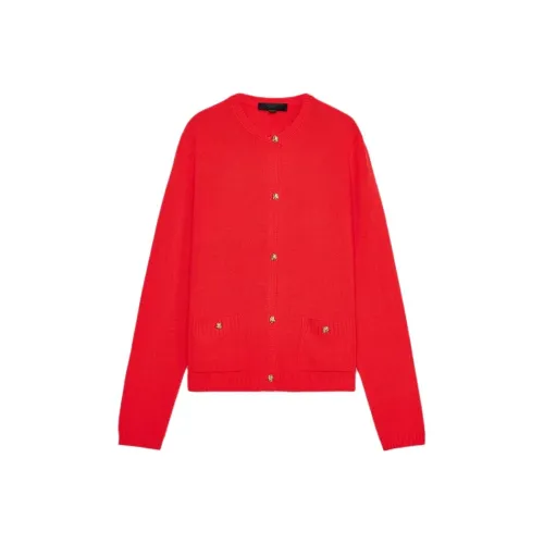 ZARA Красный Женский Трикотаж